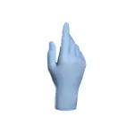 kaitsev kindad, kaitsev kindad MAPA 967, nitriil, size: 7, 100 tk, värv: blue, durability: CAT 3; EN 374-1: 2016; EN 374-5:2016; EN 420:2003+A1:2009, how kasutada: ühekordseks kasutamiseks