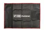 kate kaitse; 1tk., must, 8 ferriitmagnetid; IC Tuning; Materjal: öko-nahk; na porikaar; nöörid + kinnitused dla autokere alumiinium, mõõdud: 74 mm