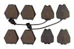 MAXGEAR Piduriklotsi komplekt,  ketaspidur 19-1121