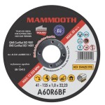 ketas lõikamiseks sirge, 25tk., 125mm x 1mm, A60R6BF, kasutamine: metal/teras/teras teras