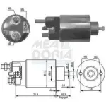 MEAT & DORIA Starteri magnetlüliti / solenoid 46029
