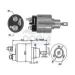 MEAT & DORIA Starteri magnetlüliti / solenoid 46030