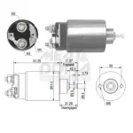 MEAT & DORIA Starteri magnetlüliti / solenoid 46082