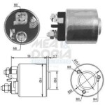 MEAT & DORIA Starteri magnetlüliti / solenoid 46083