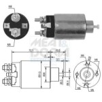 MEAT & DORIA Starteri magnetlüliti / solenoid 46095
