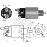 MEAT & DORIA Starteri magnetlüliti / solenoid 46099