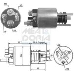 MEAT & DORIA Starteri magnetlüliti / solenoid 46128