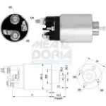 MEAT & DORIA Starteri magnetlüliti / solenoid 46157