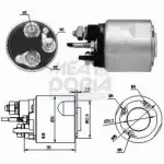 MEAT & DORIA Starteri magnetlüliti / solenoid 46159