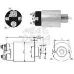MEAT & DORIA Starteri magnetlüliti / solenoid 46167