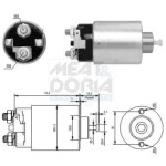 MEAT & DORIA Starteri magnetlüliti / solenoid 46178