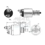 MEAT & DORIA Starteri magnetlüliti / solenoid 46311