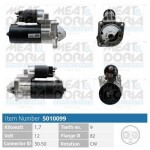 MEAT & DORIA Starter 12V 5010099