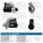 MEAT & DORIA Starter 12V 5010181