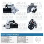 MEAT & DORIA Starter 12V 5015027