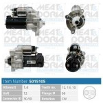 MEAT & DORIA Starter 12V 5015105