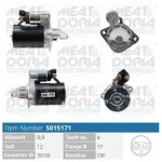 MEAT & DORIA Starter 12V 5015171