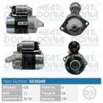 MEAT & DORIA Starter 12V 5035049