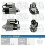 MEAT & DORIA Starter 12V 5035187