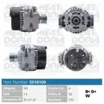 MEAT & DORIA Generaator 14V 5510109