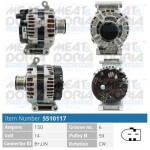 MEAT & DORIA Generaator 14V 5510117