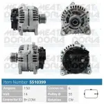 MEAT & DORIA Generaator 14V 5510399