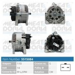 MEAT & DORIA Generaator 14V 5515084