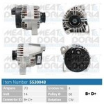 MEAT & DORIA Generaator 14V 5530048