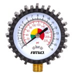 Mehaaniline manomeeter 1/4" keere 16 bar Amio