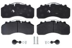 MERITOR MDP3087K / brake pad set front/rear fits: daf xf 105, xf 106, xf 95, iveco eurocargo i-iii, eurotech mh, eurotech mp, eurotech mt, eurotrakker, stralis i 8040.25b.4200-xf355m 01.91-