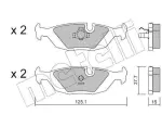 METELLI Piduriklotsi komplekt,  ketaspidur 22-0070-0