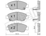 METELLI Piduriklotsi komplekt,  ketaspidur 22-0138-0
