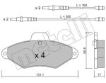METELLI Piduriklotsi komplekt,  ketaspidur 22-0144-0