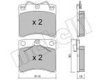 METELLI Piduriklotsi komplekt,  ketaspidur 22-0163-1