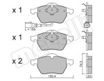 METELLI Piduriklotsi komplekt,  ketaspidur 22-0181-4
