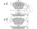 METELLI Piduriklotsi komplekt,  ketaspidur 22-0207-0