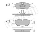 METELLI Piduriklotsi komplekt,  ketaspidur 22-0208-0
