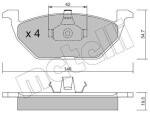 METELLI Piduriklotsi komplekt,  ketaspidur 22-0211-0