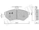 METELLI Piduriklotsi komplekt,  ketaspidur 22-0215-1