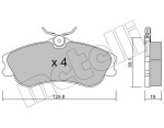 METELLI Piduriklotsi komplekt,  ketaspidur 22-0217-1