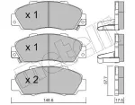 METELLI Piduriklotsi komplekt,  ketaspidur 22-0298-0