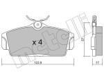 METELLI Piduriklotsi komplekt,  ketaspidur 22-0305-0