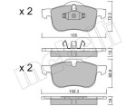 METELLI Piduriklotsi komplekt,  ketaspidur 22-0309-0