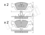 METELLI Piduriklotsi komplekt,  ketaspidur 22-0312-0