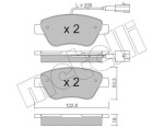 METELLI Piduriklotsi komplekt,  ketaspidur 22-0321-3