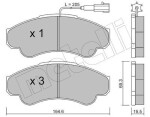 METELLI Piduriklotsi komplekt,  ketaspidur 22-0326-0