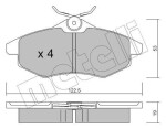 METELLI Piduriklotsi komplekt,  ketaspidur 22-0328-0