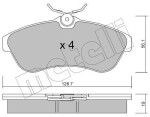 METELLI Piduriklotsi komplekt,  ketaspidur 22-0329-0
