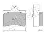 METELLI Piduriklotsi komplekt,  ketaspidur 22-0333-0