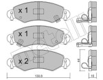 METELLI Piduriklotsi komplekt,  ketaspidur 22-0339-0